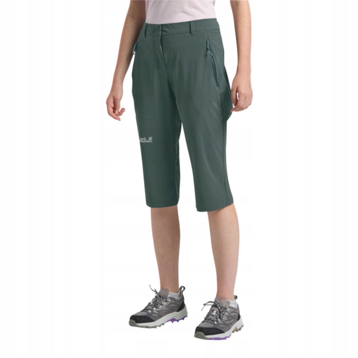 Damskie spodnie trekkingowe Jack Wolfskin Hikeout 3/4 Pants 36 R