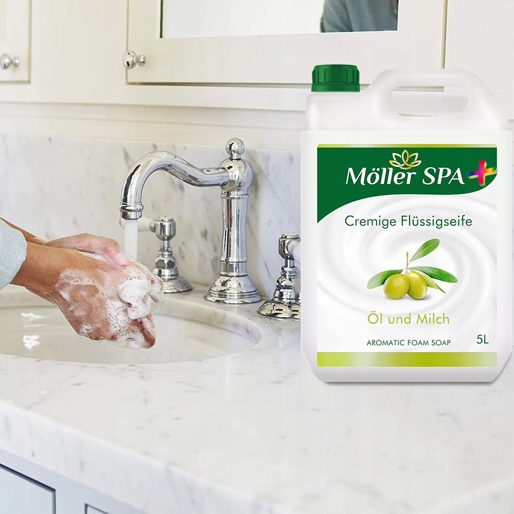 Möller SPA PLUS MYDŁO W PIANIE PIANCE MLEKO & OLIWA WYDAJNE 5L Marka inna marka