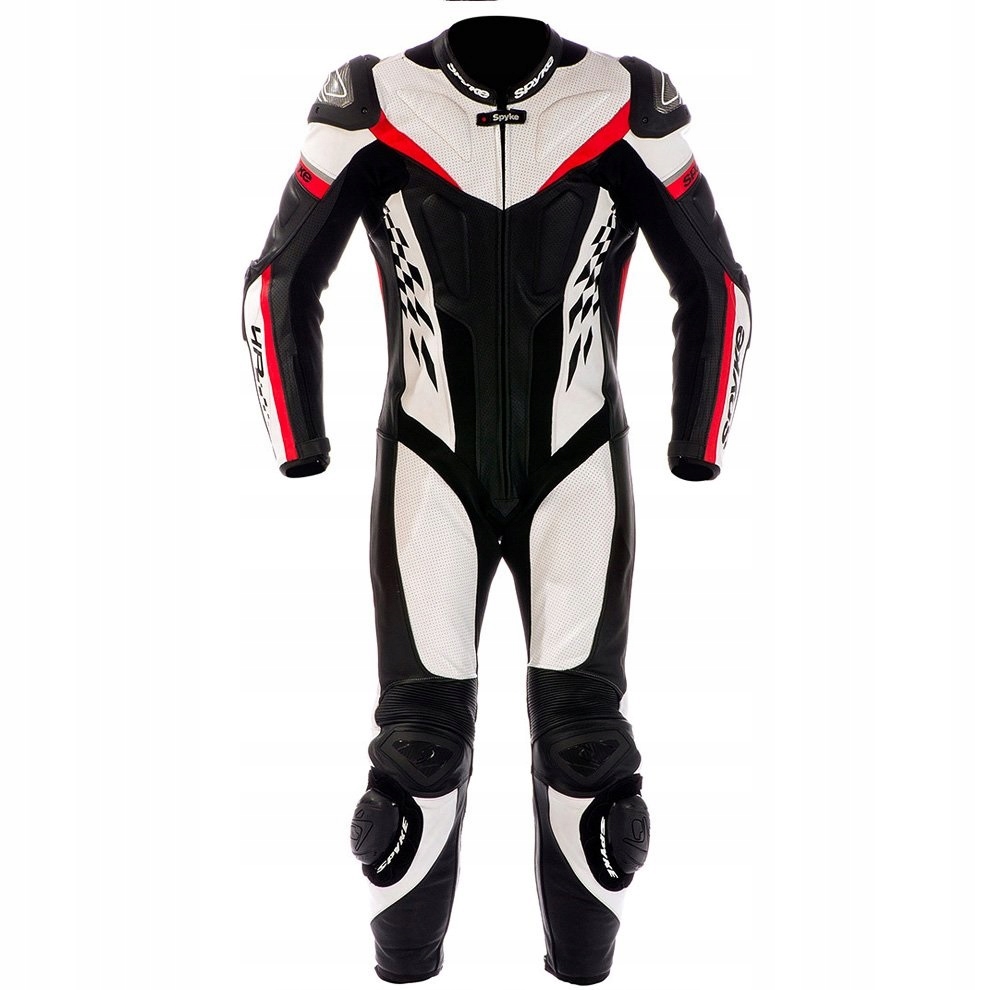 Jednodielna Kožená Motocyklová Kombinéza Spyke 4RACE Rac Veľ. M
