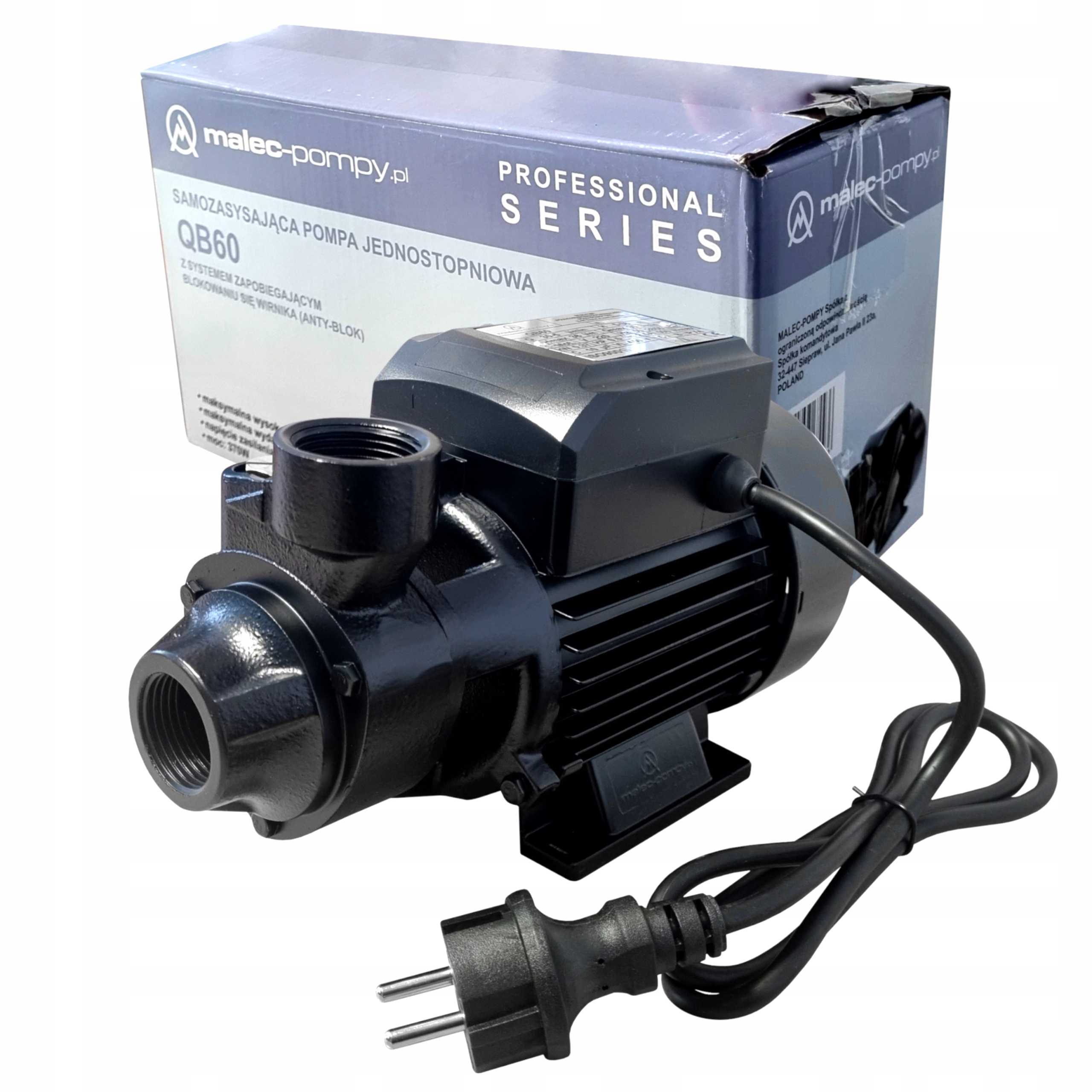 Malec QB60 Pompa Ogrodowa Do Podlewania Hydroforu Kompaktowa! 1800 l/h