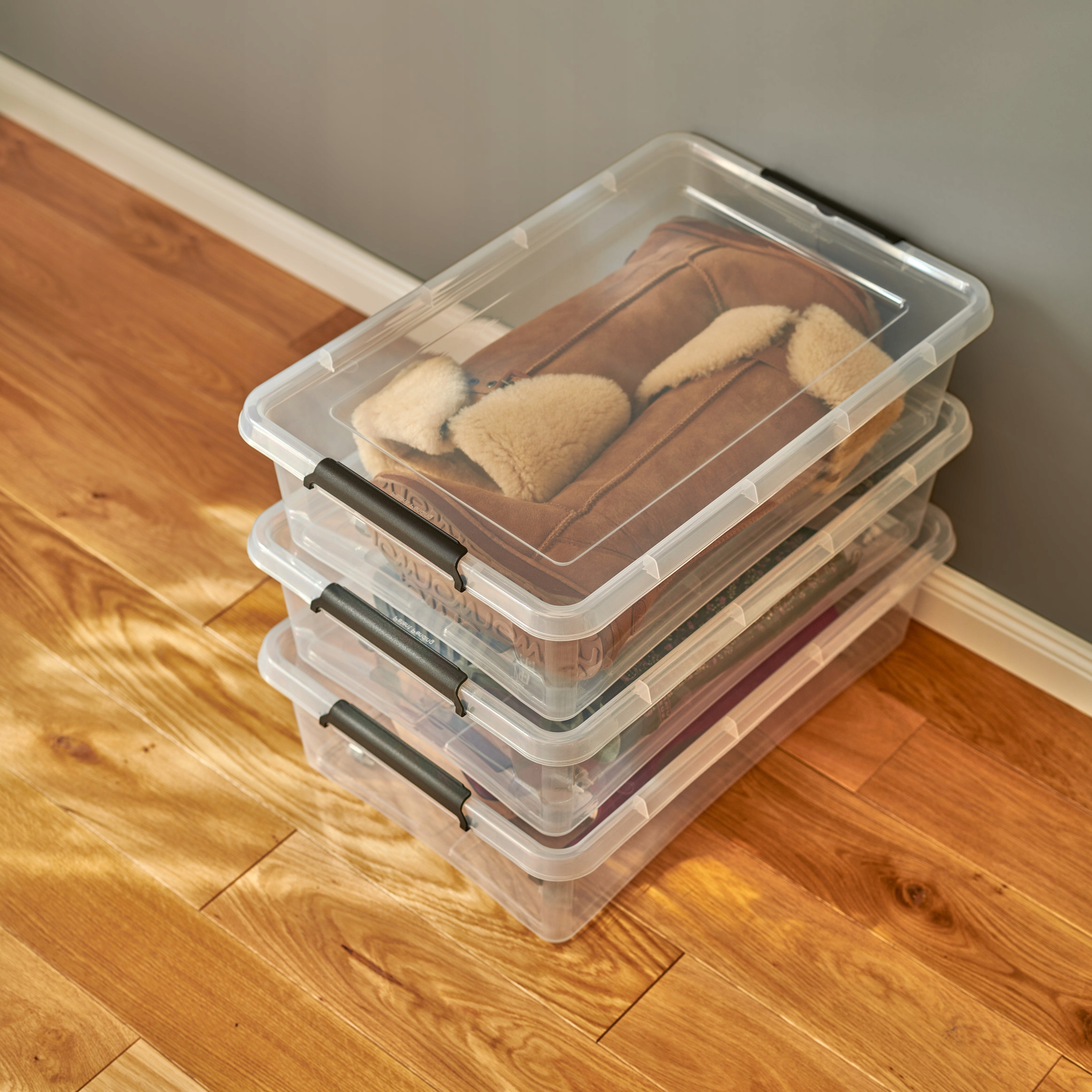 POJEMNIK PUDEŁKO PLASTIKOWE POD ŁÓŻKO Z POKRYWĄ NA KOŁKACH 29 L Płeć chłopcy dziewczynki