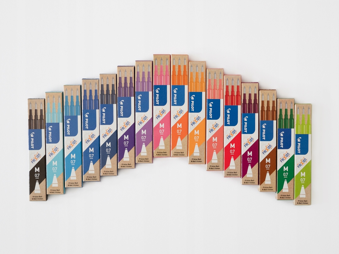 Wkład zmywalny FRIXION 0,7mm brązowy 3 szt. PILOT Kod producenta BLS-FR7-BN-S3