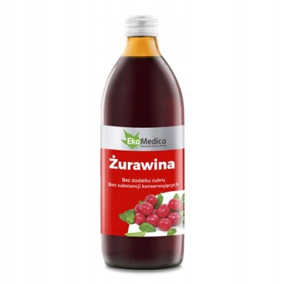 

Ekamedica Żurawina sok z żurawiny 1000 ml