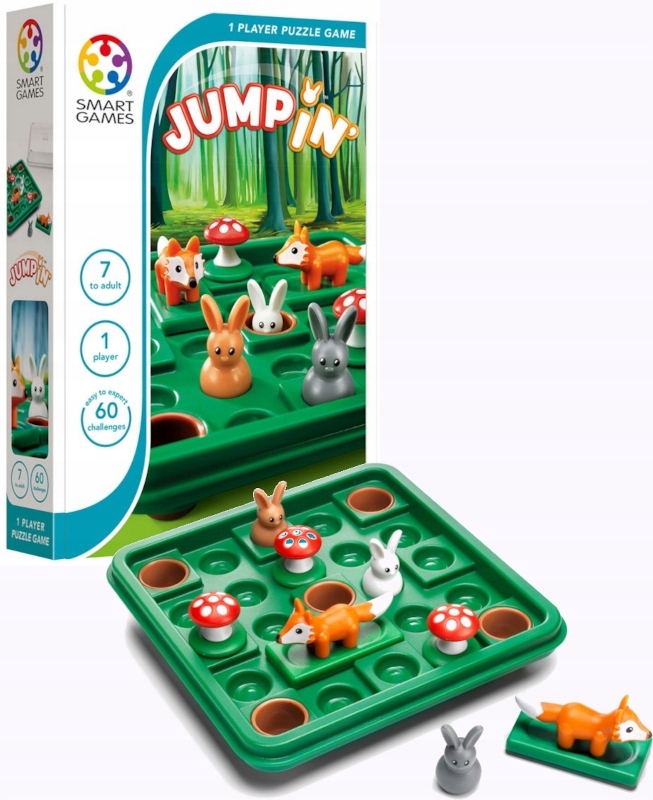 SMART GAMES HOP DO NORKI GRA LOGICZNA OD 7 LAT Kod producenta 396616