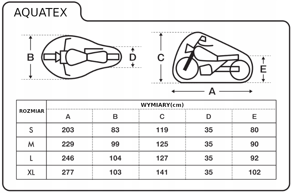 Pokrowiec Motor Skuter OXFORD AQUATEX L Plandeka Stan opakowania oryginalne