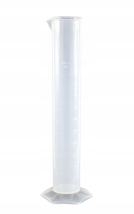 

Cylinder miarowy Pp 500 ml skala tłoczona