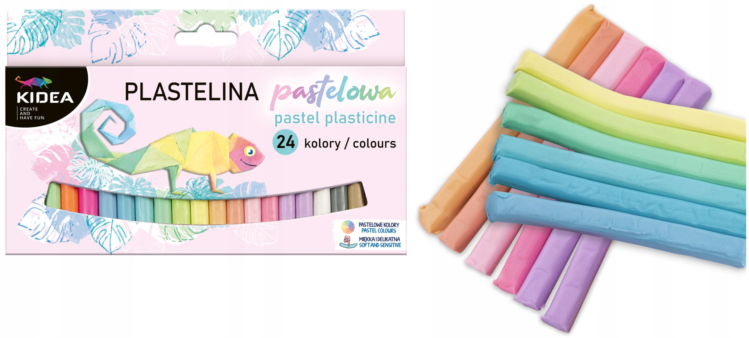 

Plastelina Pastelowa 24 Kidea