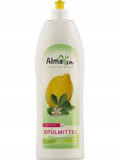 Levně 2X Prostředek Na Mytí Nádobí Tráva Citronová (koncentrát) Eco 1 L Almawin