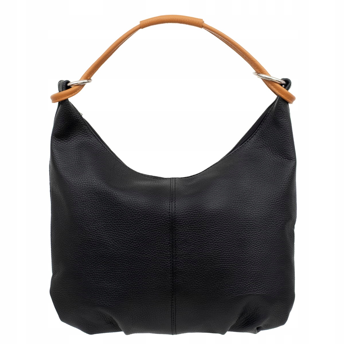 Dámská kožená kabelka Vera Pelle Canna černá