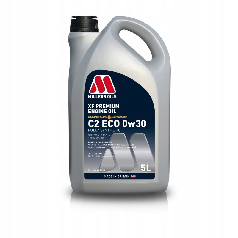 Syntetický motorový olej Millers Oils Xf Premium C2 Eco 0v30 5L