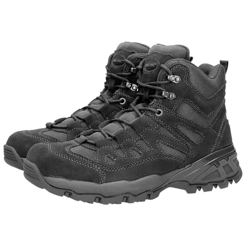 Taktické Trekové Boty Mil-tec Squad Vojenské Vysoké Černé vel. 45