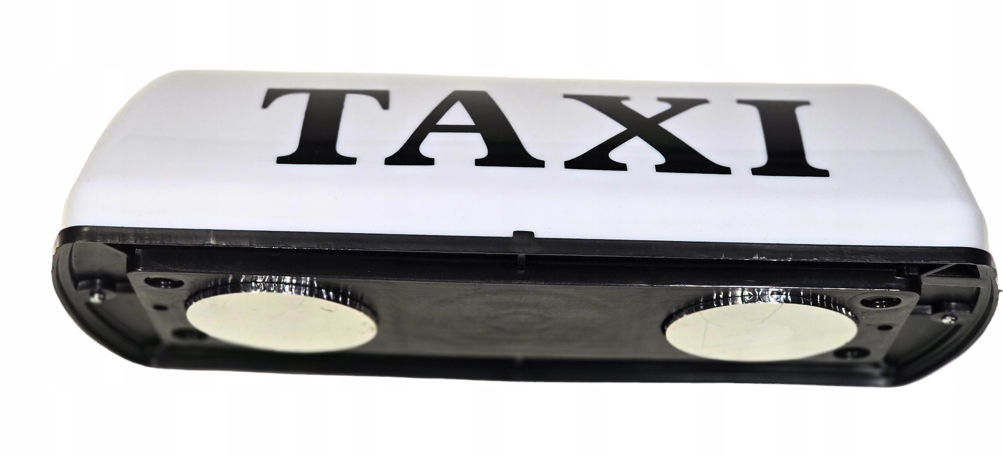 LAMPA TAXI LED BIAŁA Z NAPISEM KOGUT SYGNALIZATOR GAPA NA MAGNES Z WTYCZKĄ Źródło światła LED