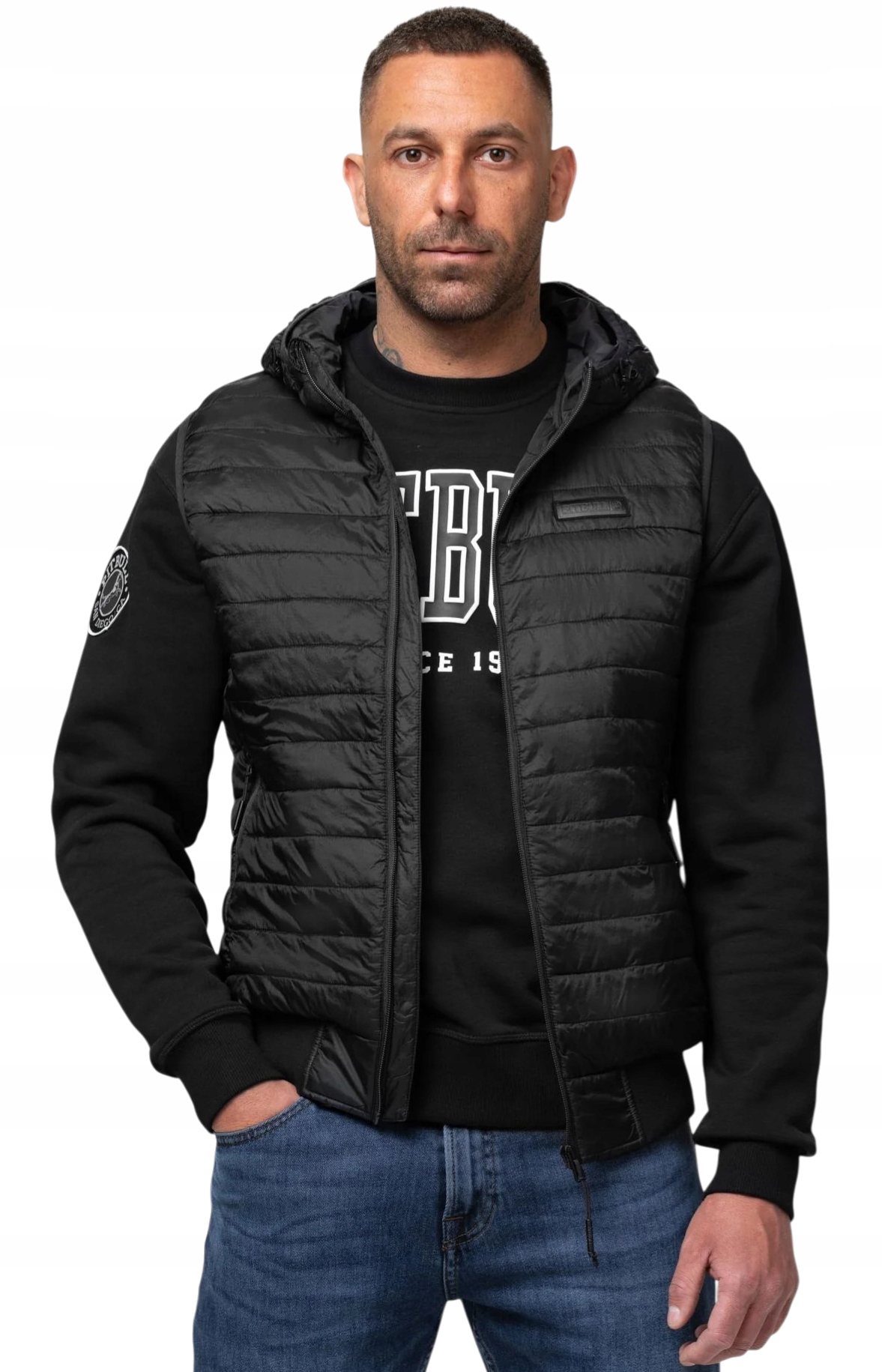 Pit Bull Bunda Bez Rukávů S Kapucí Hofer Black XL