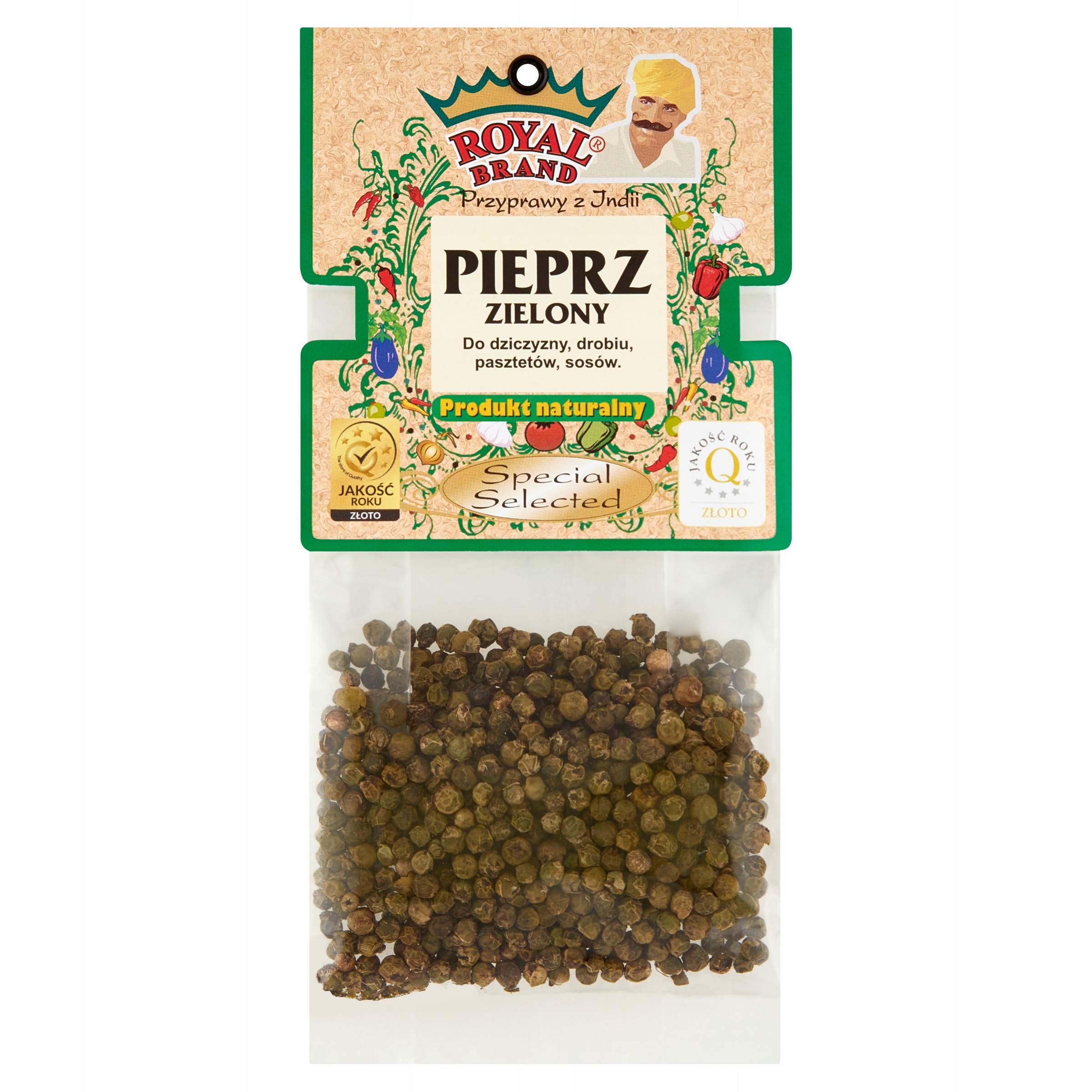 Levně 6x Royal Brand zelený pepř, výběrový, Premium 20 G