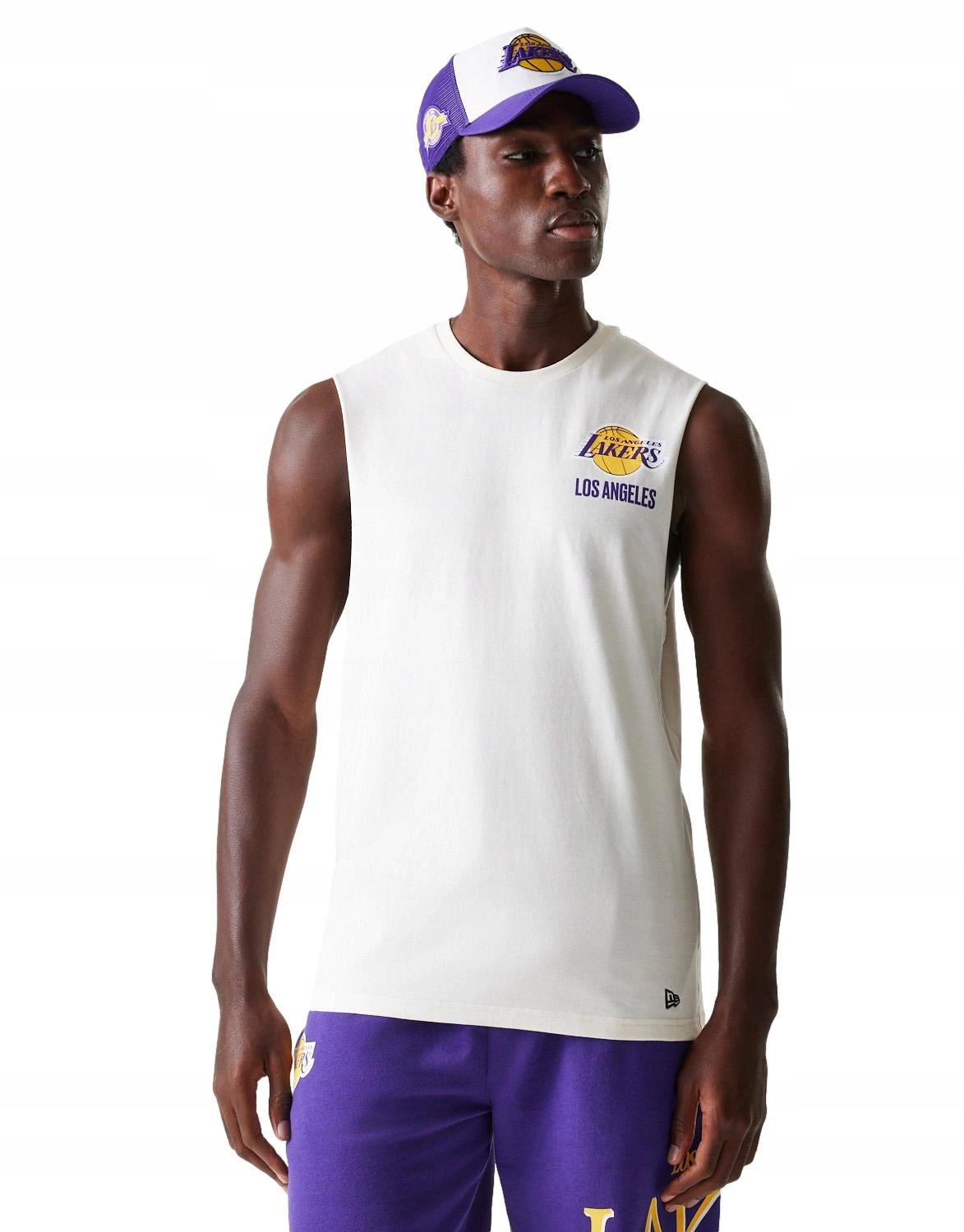 Tričko pánské New Era tank top vest Los Angeles Lakers nba