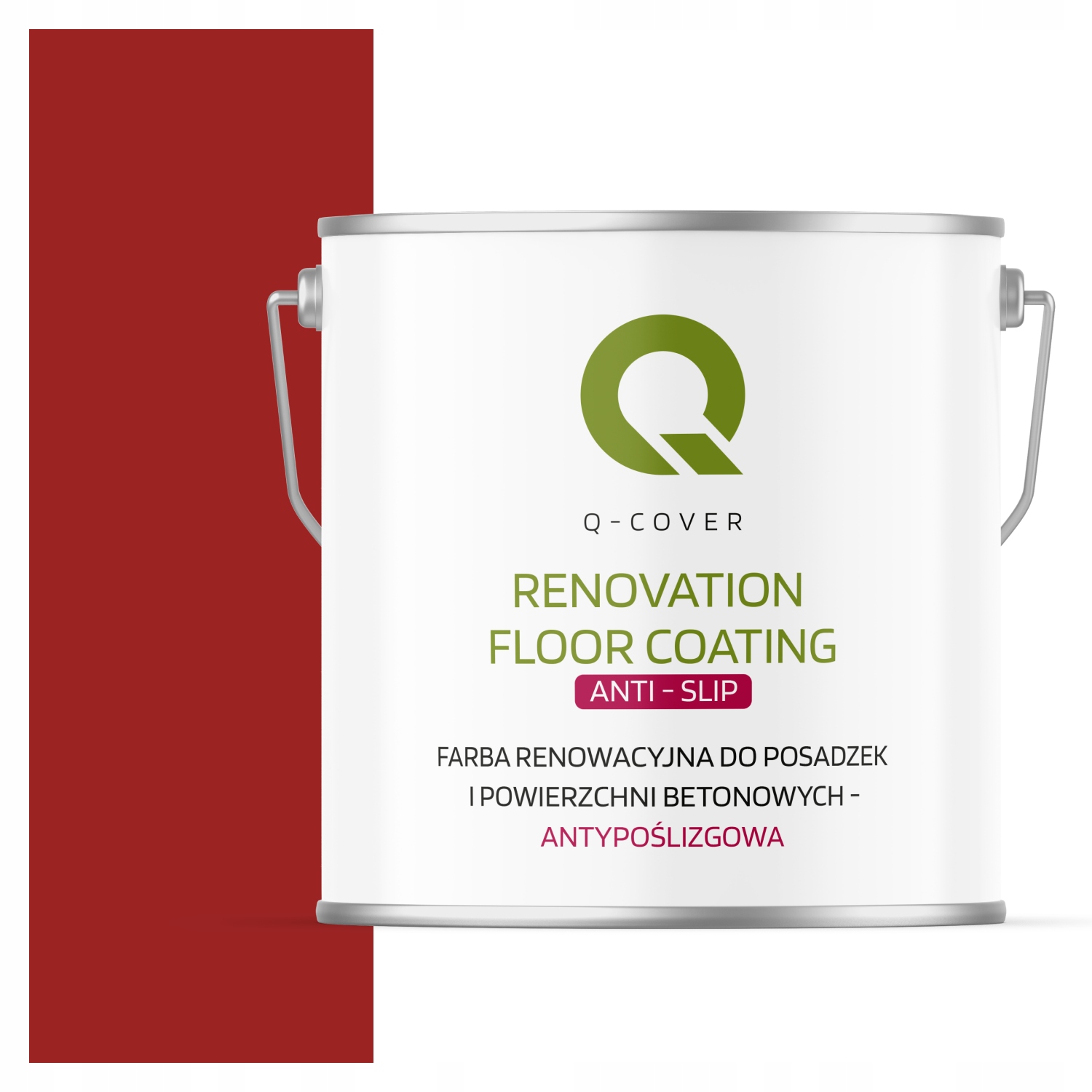 Renovačná Farba Na Podlahy Protišmyková Červená Signálna RAL3001 5L