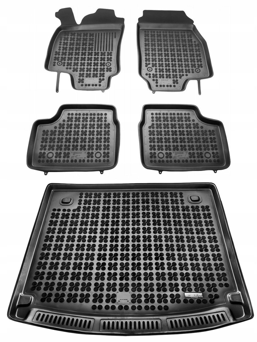 Komplet Opel Astra III H kombi Gumové rohože Podložka do batožinového priestoru