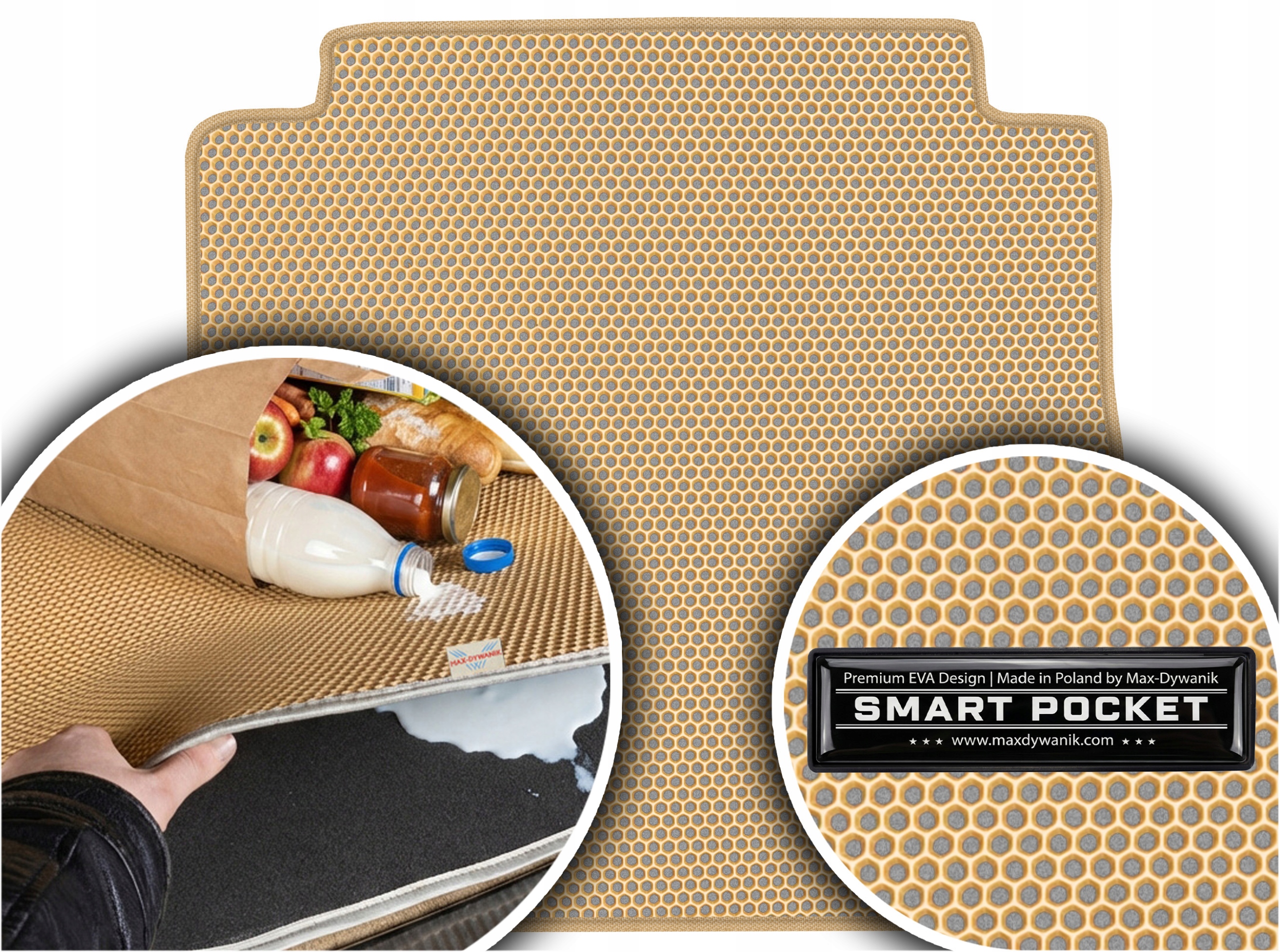 Opel Frontera A Suv Long 1991-1998 Vložka do batožinového priestoru Eva Smart Pocket Béžová