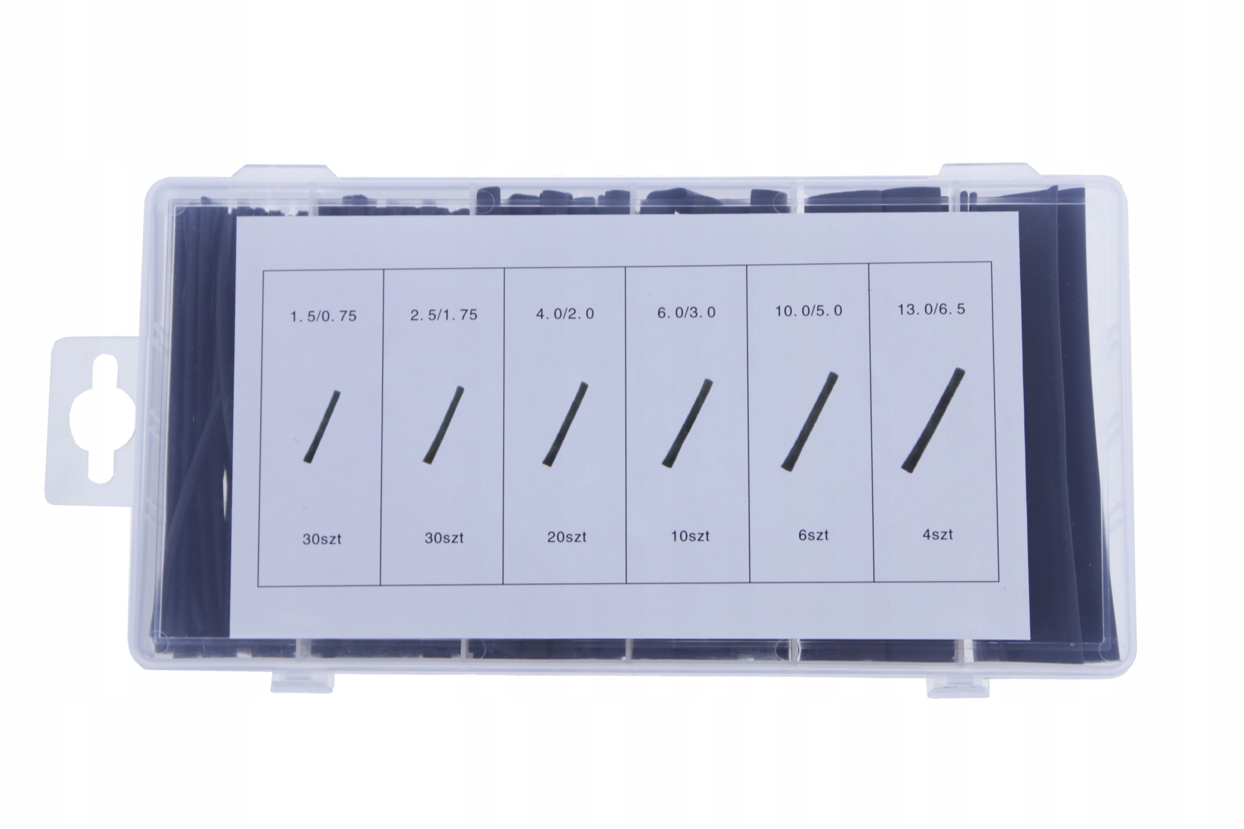 ZESTAW RUREK RURKI KOSZULKI TERMOKURCZLIWE 100 CZA Rodzaj termokurczliwa