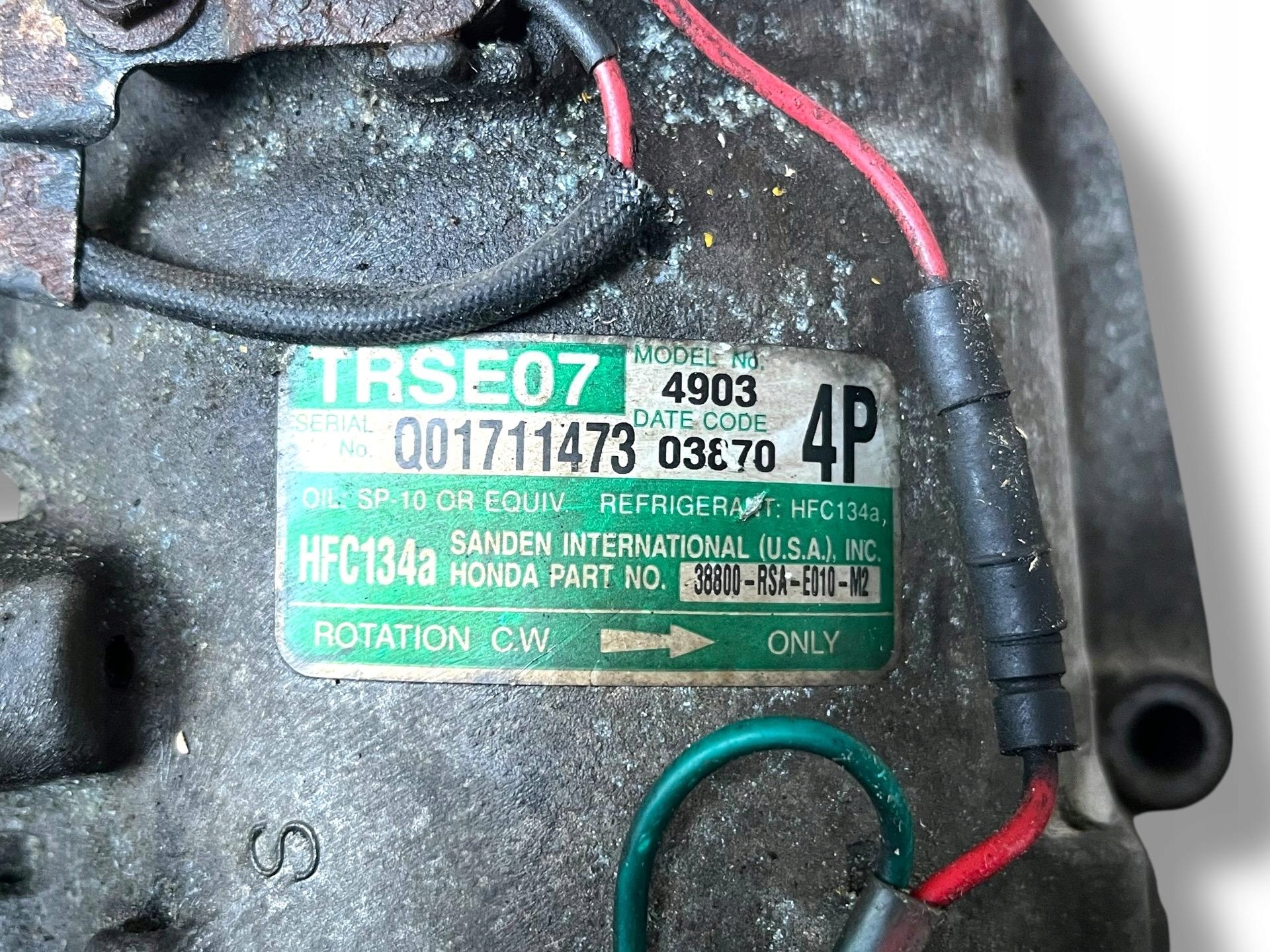 Klimakompressor klimaanlage Honda Civic 8 FK2 2008 38800-RSA-E010-M2