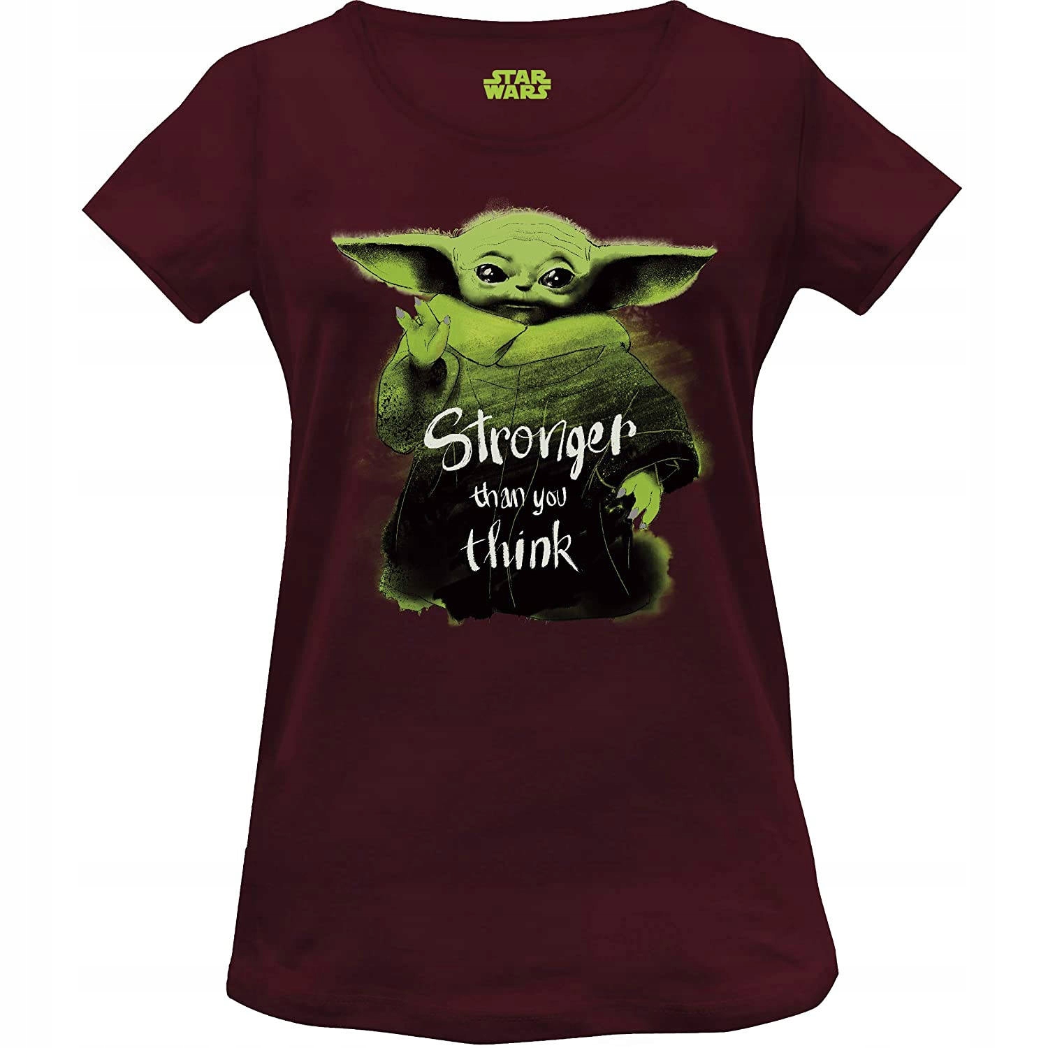 

Podkoszulek Damski Baby Yoda Star Wars Bordowy XL
