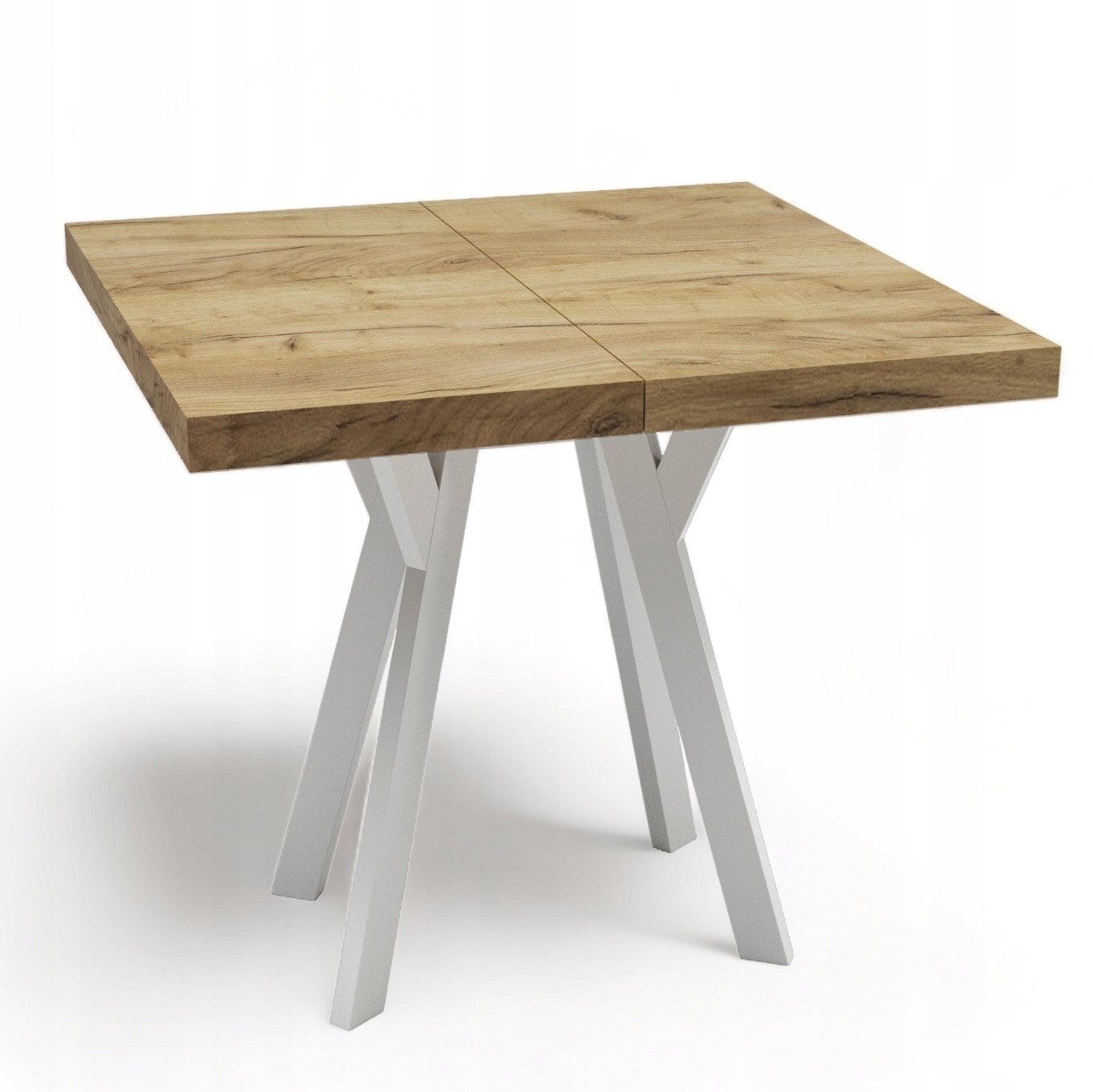 Stół kwadrat Czarny CRAFT 100x100 rozkładany na 2m Kolor mebla czarny