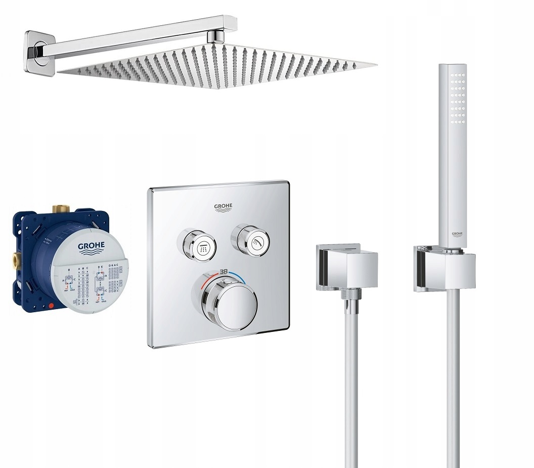Zestaw prysznic z baterią Grohe SmartControl 25cm