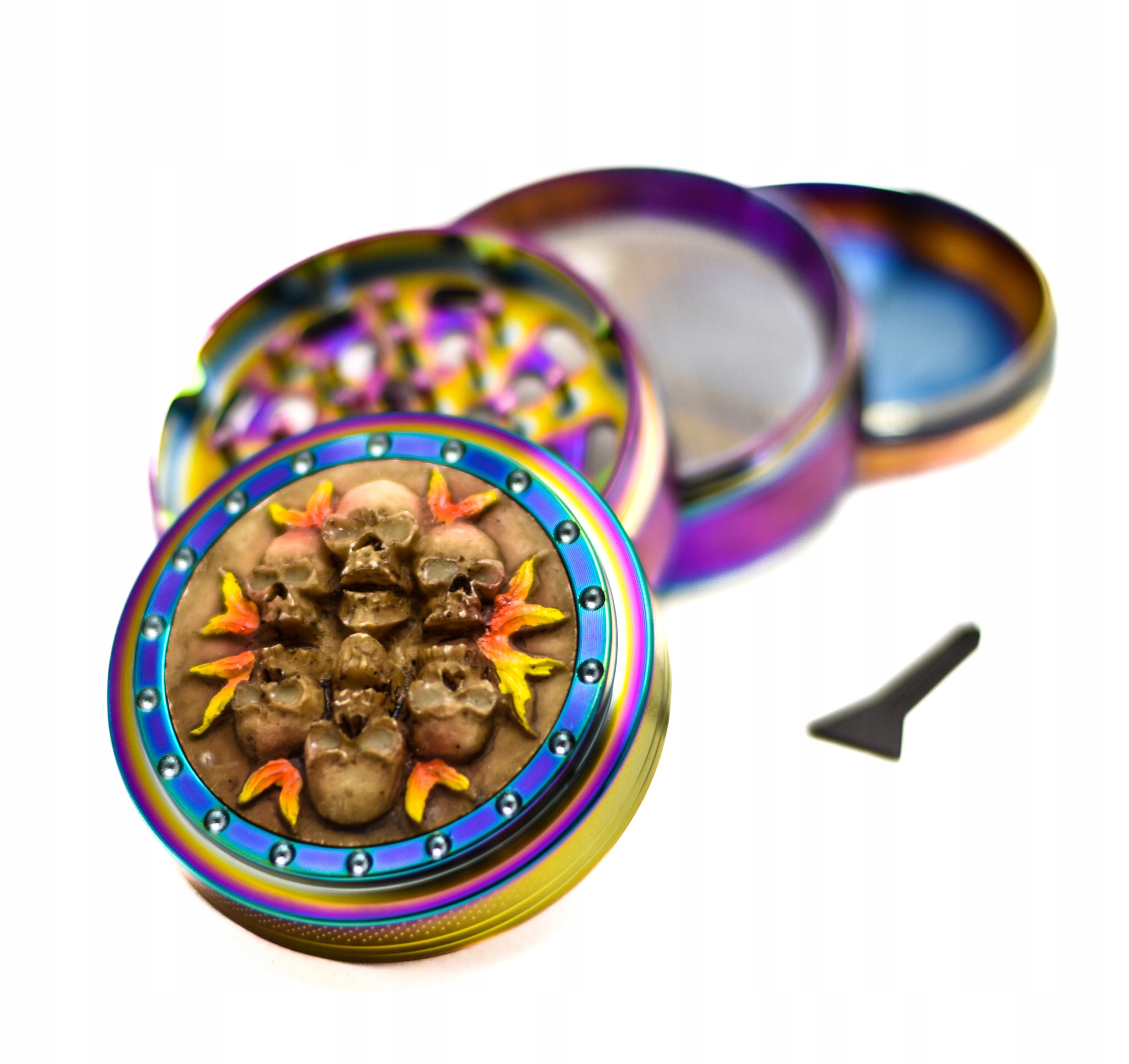 Mlýnek Grinder Cbd Thc Marihuana Lebka Chameleon