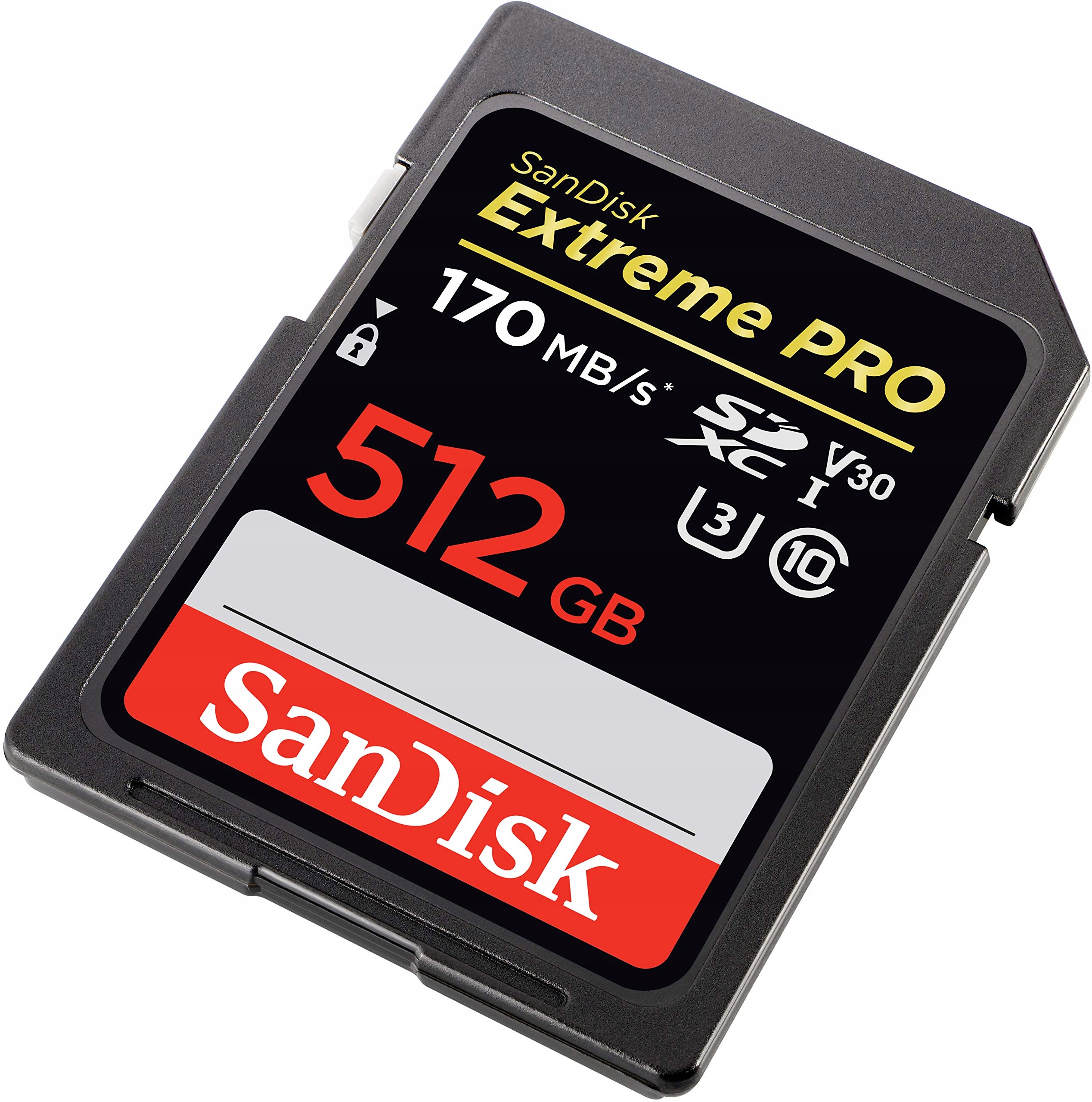 SanDisk Extreme Pro 512 Gb SDXC-Speicherkarte mit Model Extreme Pro
