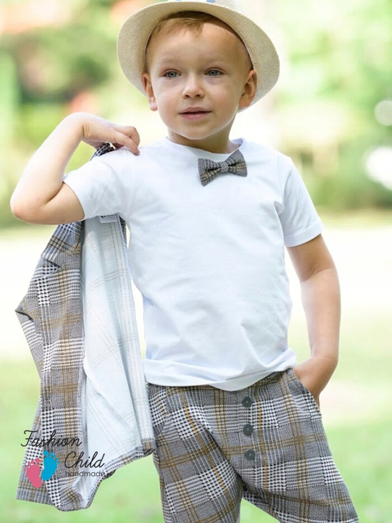 T-shirt z muchą do garnituru - różne wzory r.122