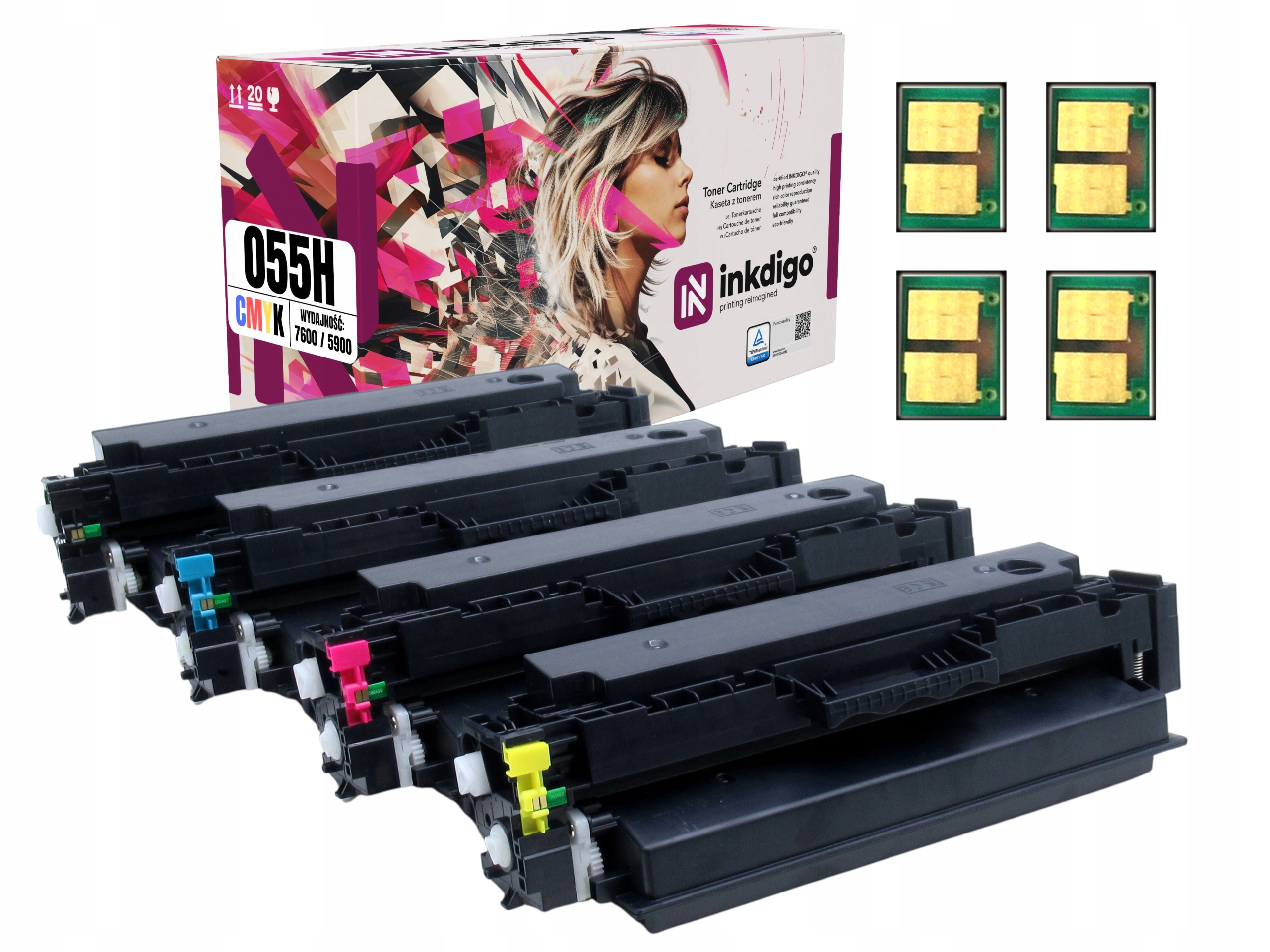 Tonery s Čipem pro Tiskárnu Canon LBP660 LBP663Cdw LBP664Cx MF742Cdw MF744Cdw