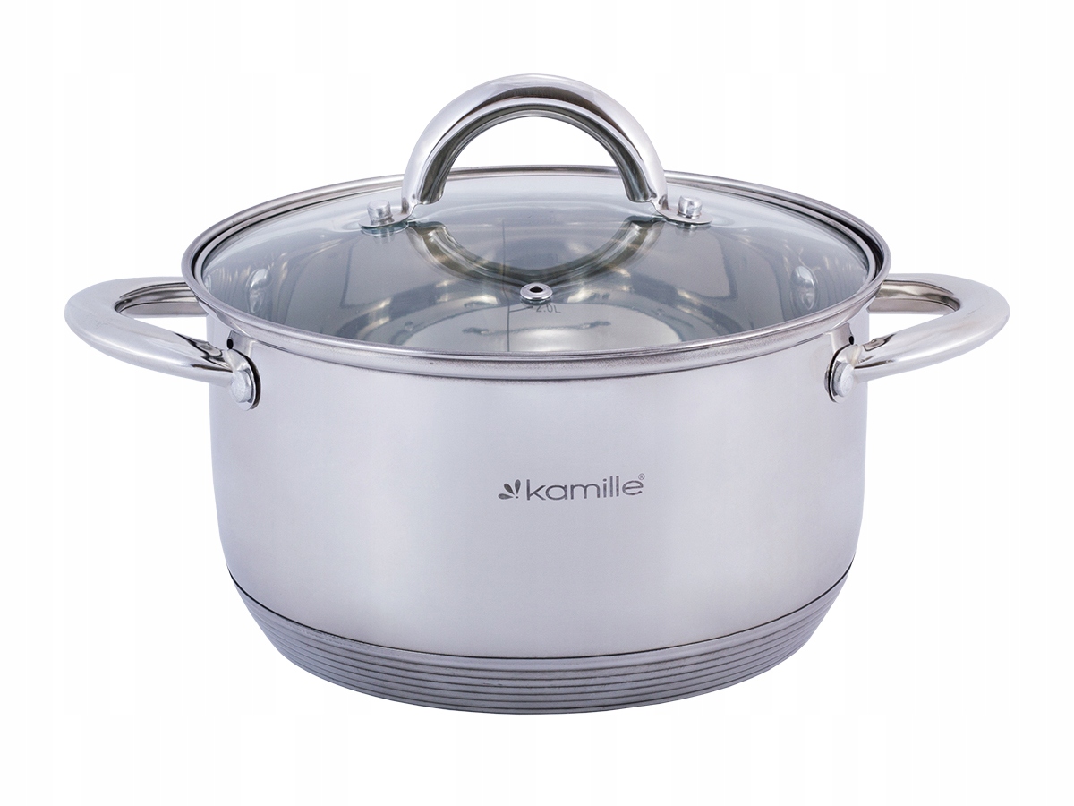 

Garnek z pokrywką 3,4 L Indukcja Gaz Kamille