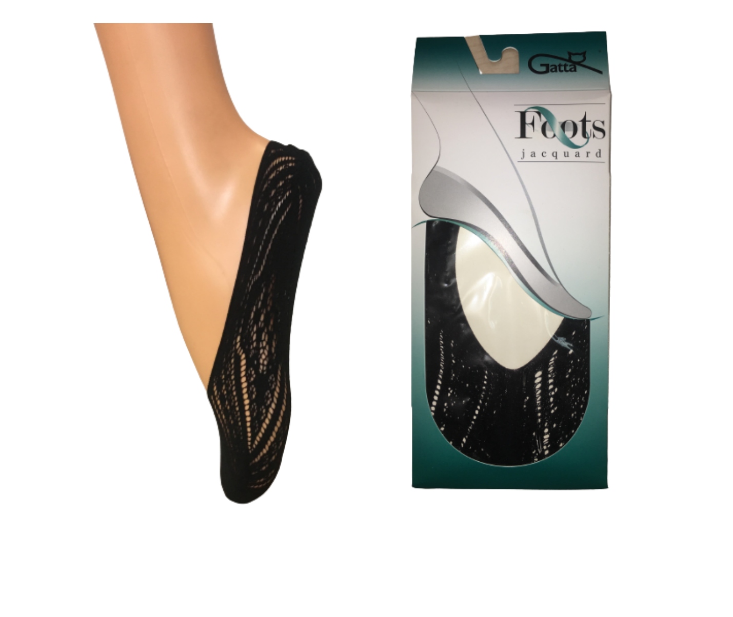 

Stopki damskie Balerinki Laserowo Cięte Gatta