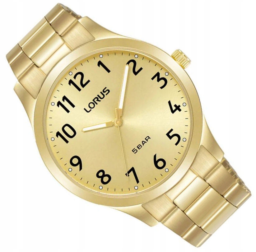 Pánské Klasické Zlaté Hodinky Lorus RRX02JX9 50 M