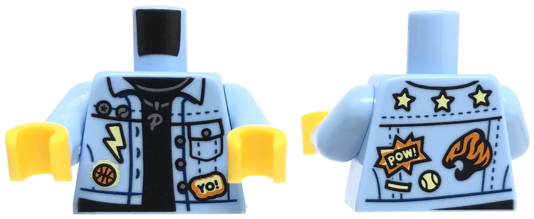 

Lego tors figurki - niebieska kurtka jeansowa