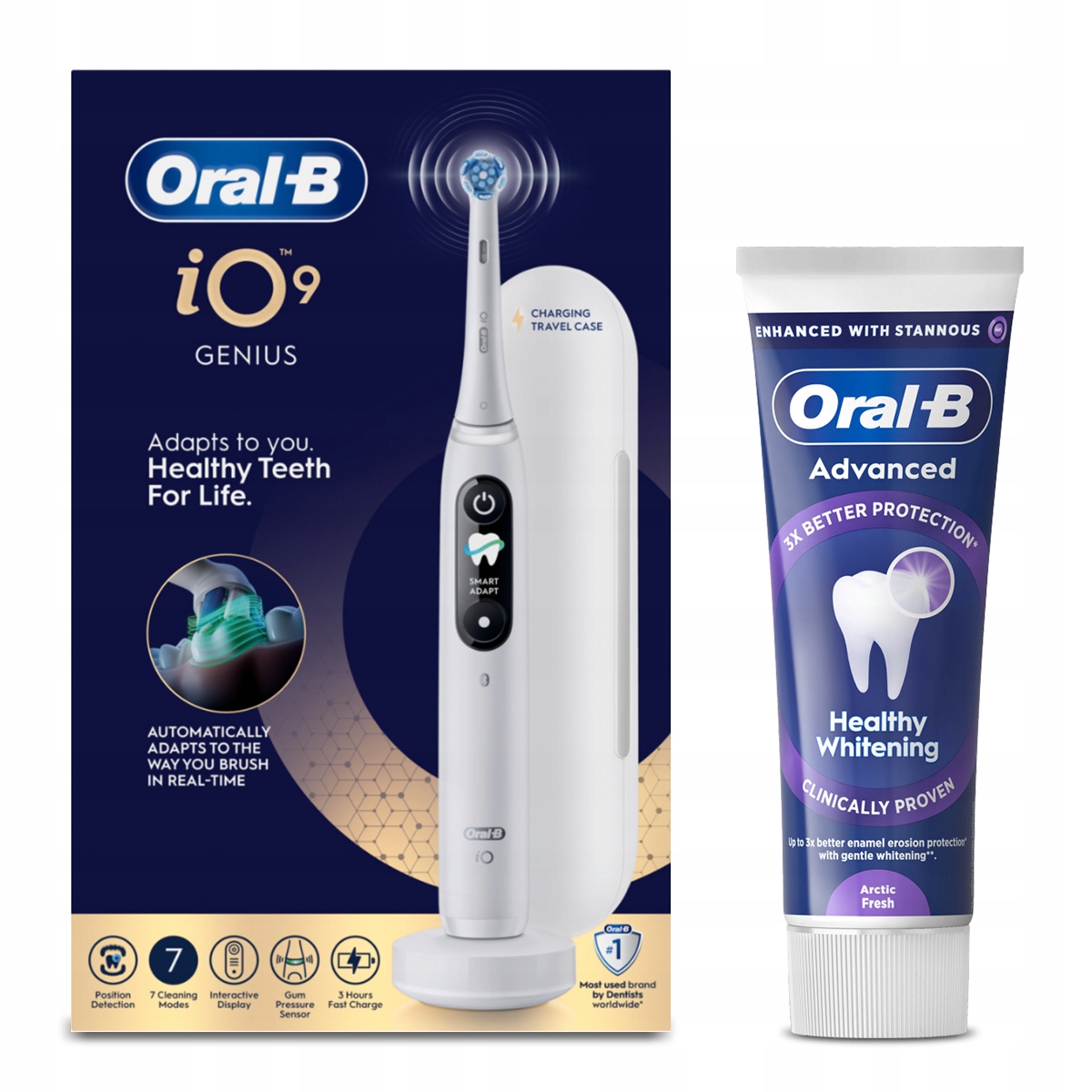 Oral-B iO 9 Szczoteczka elektryczna pasta ProExpert Advanced Protection