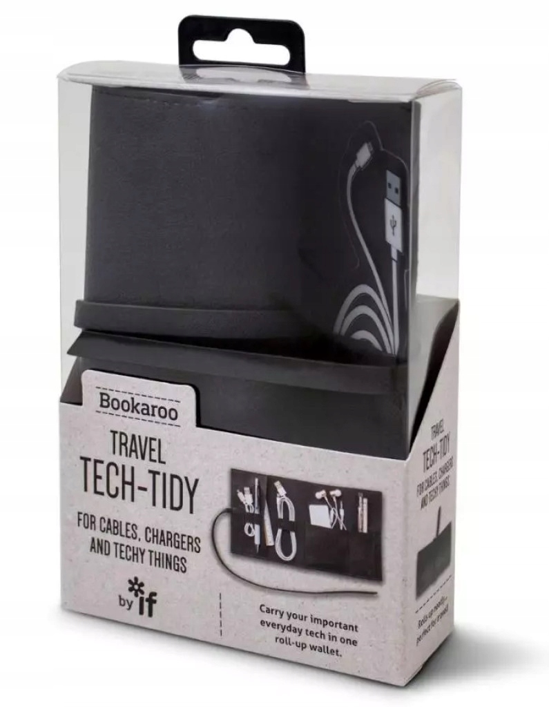Bookaroo Travel Tech-Tidy Organizer podróżny czerń If
