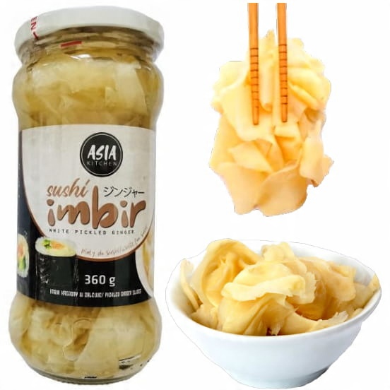 

Imbir Marynowany 360g w Zalewie Do Sushi Asia Kit