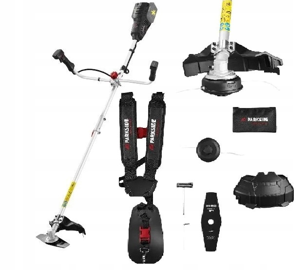 Akumulatorowa podkaszarka 40v 2w1 Parkside Performance Ppfsa 40-Li D3 kosa