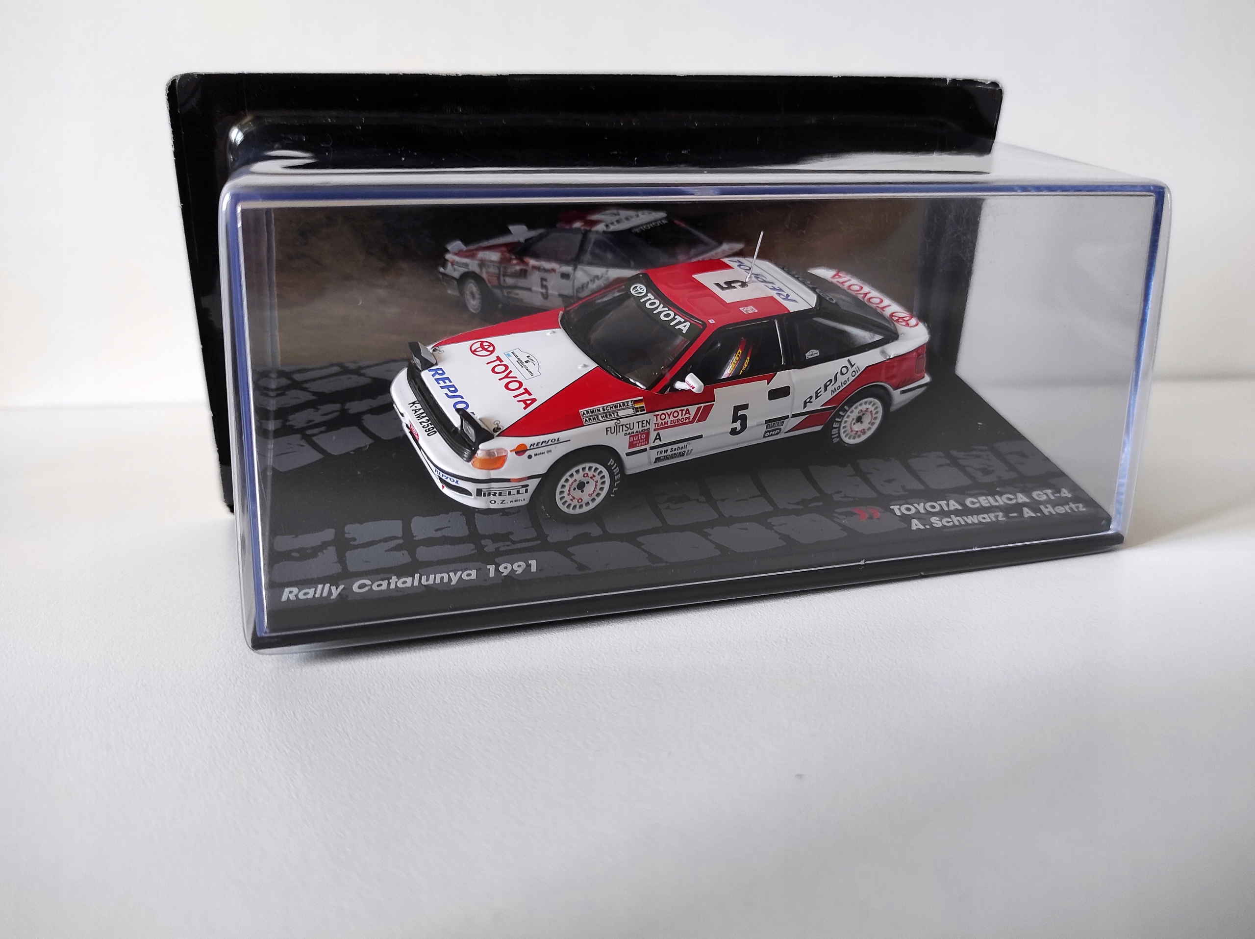 Toyota Celica GT4 Rally Catalunya 1991 A. Schwarz Hertz 1:43