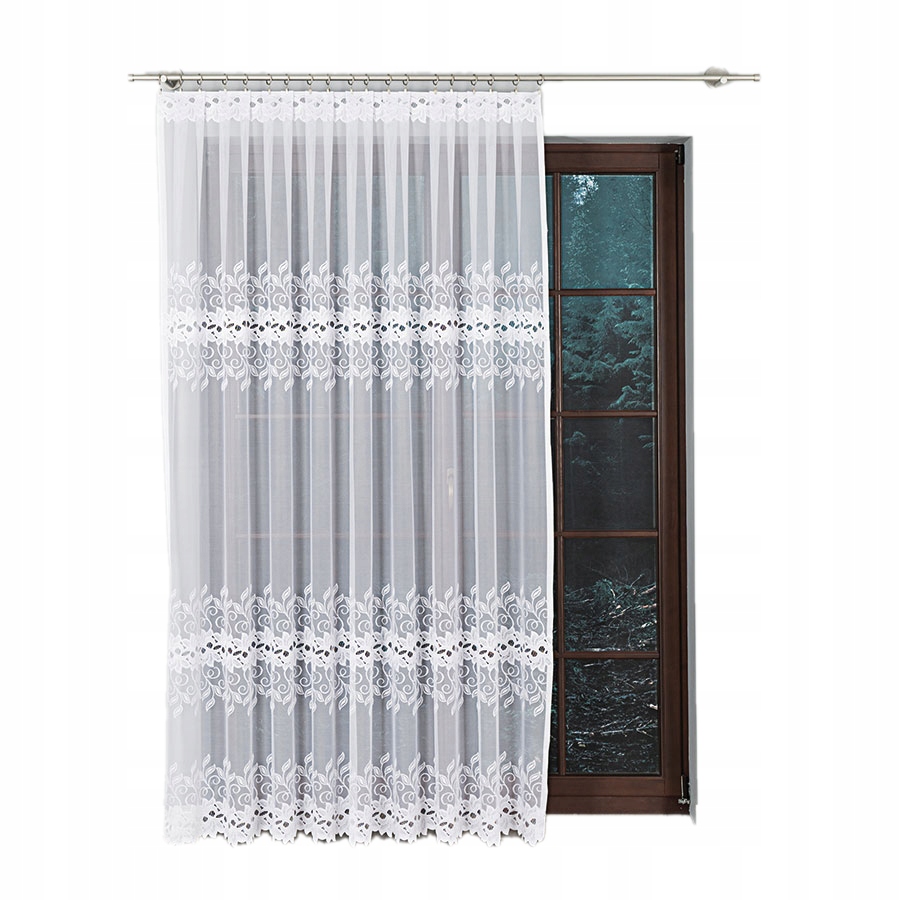 

Firanka gotowa żakardowa Bastia P biała 300x250 cm