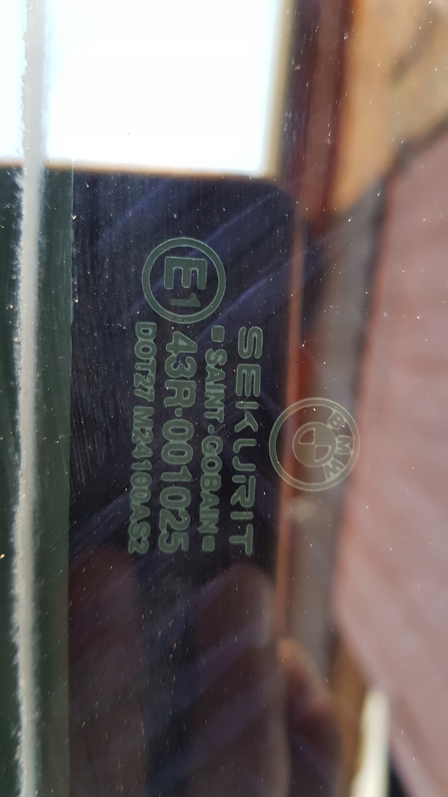 BMW E38 window door left rear part