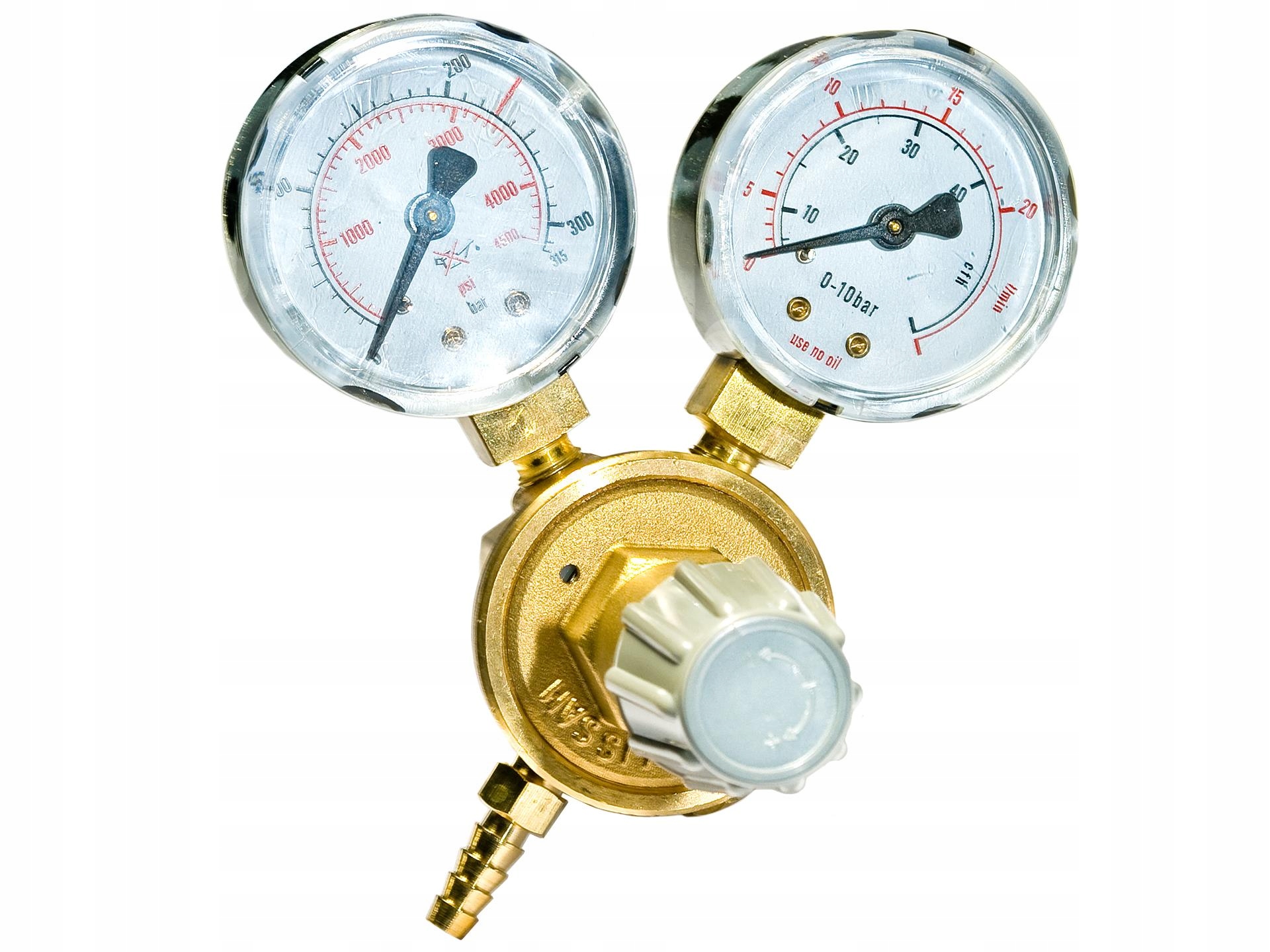 Levně Reduktor CO2 Mini Se Dvěma Manometry Pro Akvaristickou Láhev, Ventil