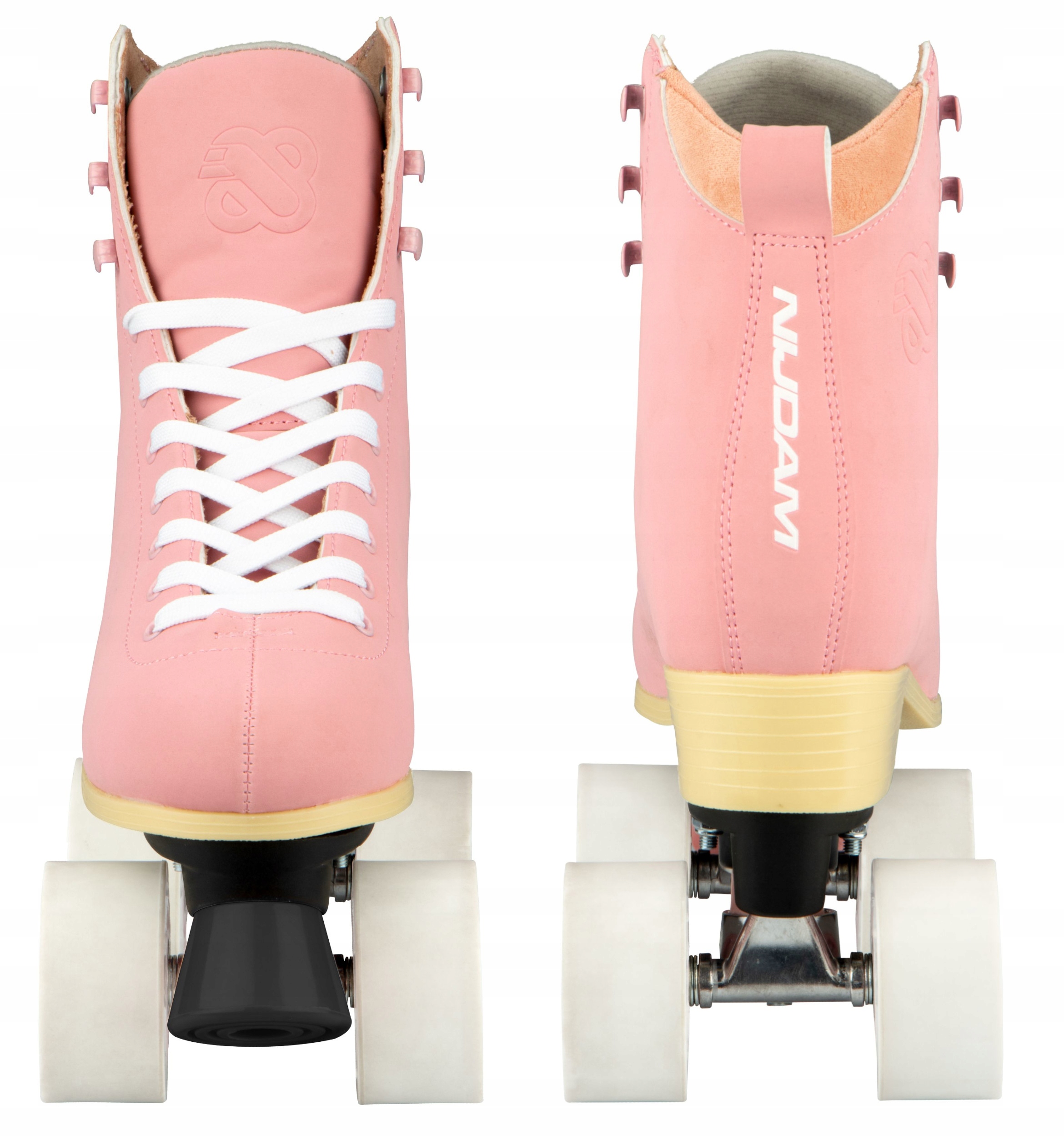 Wrotki figurowe damskie skórzane klasyczne nubuk Nijdam Candy r. 39