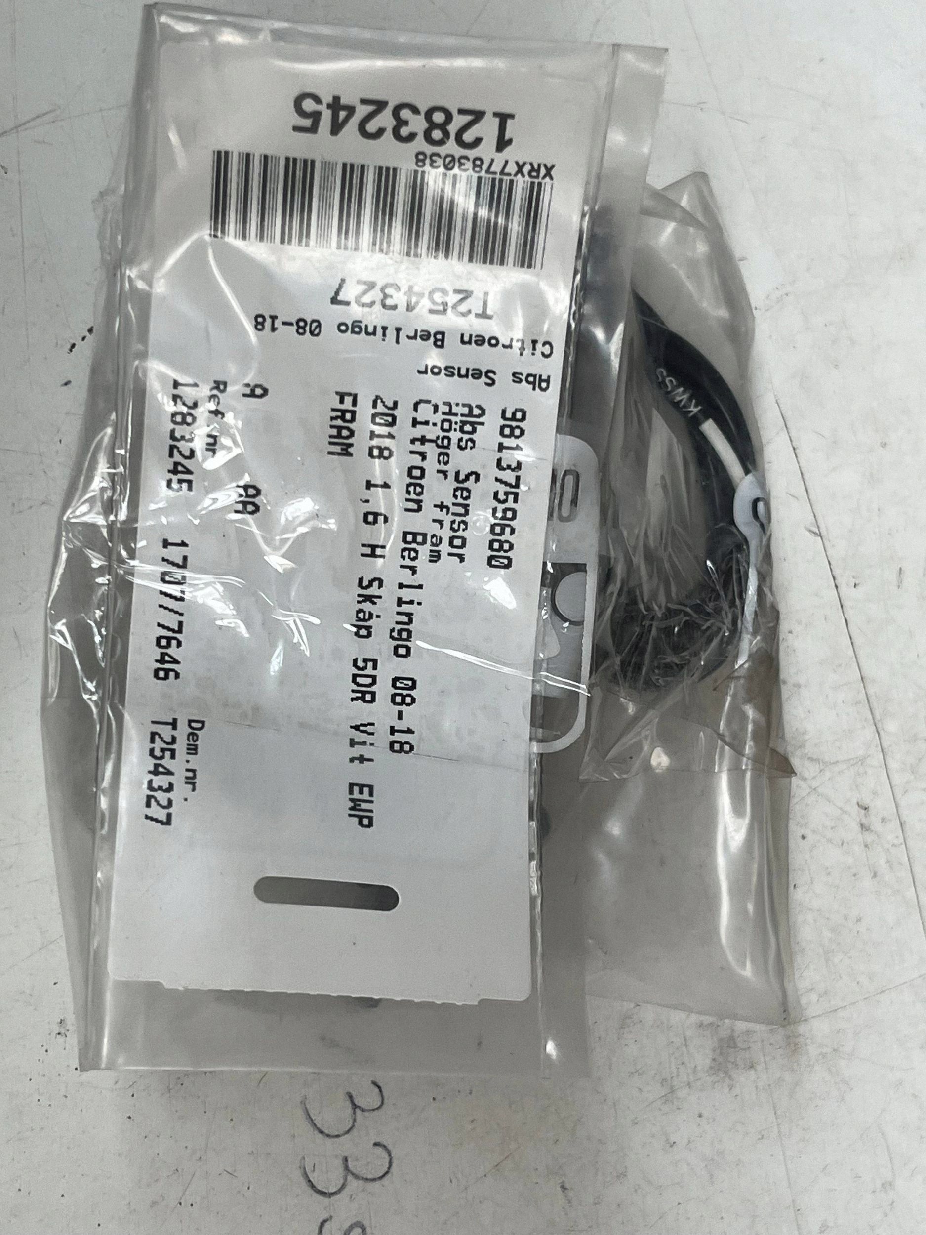 Sensor PREDKOSCI Reifen Räder ABS CITROEN BERLINGO 9813759680 @A