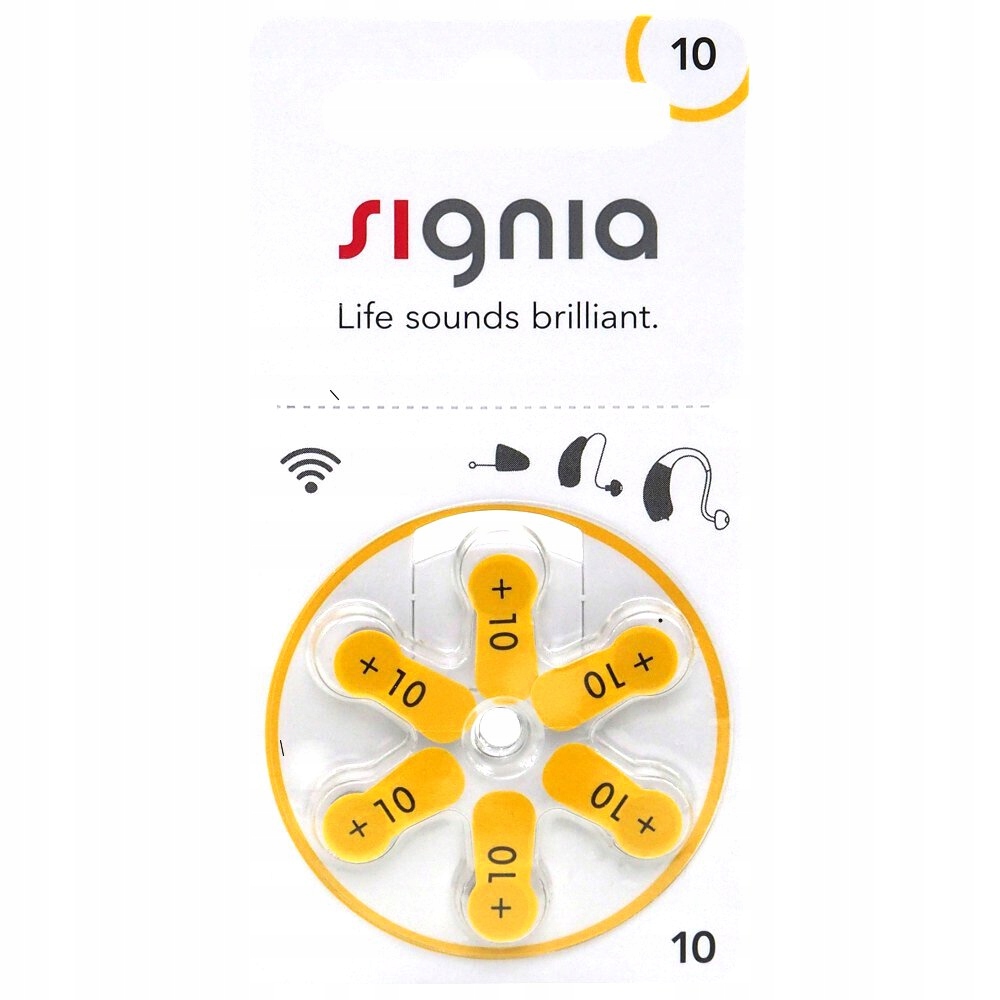 * Baterie aparatów słuchowych Siemens Signia 10 Mf
