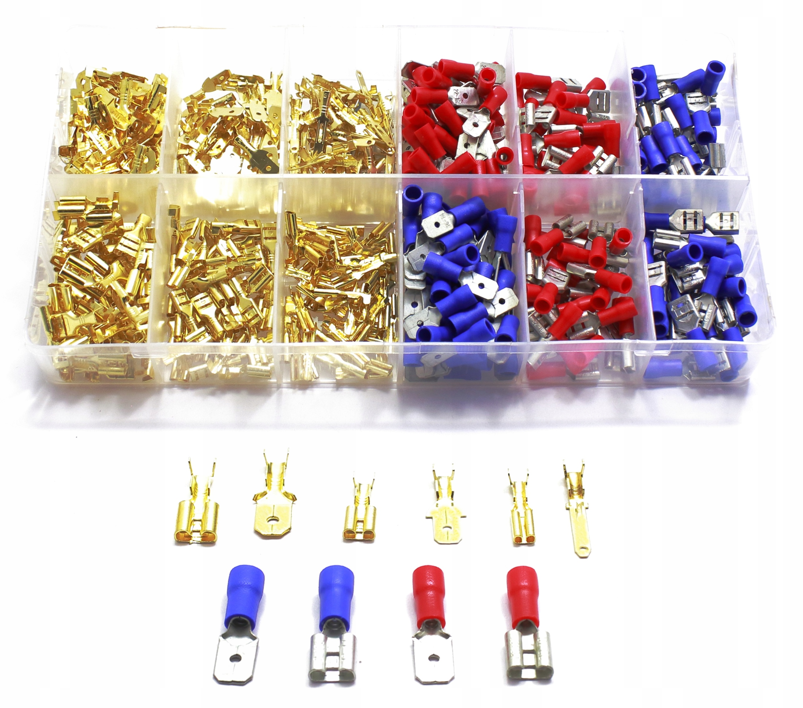 KONEKTORY KABLOWE IZOLOWANE NIEIZOLOWANE ZESTAW