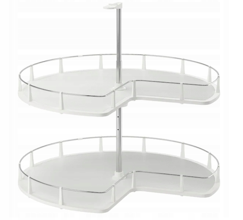 Ikea Utrusta Kolotoč rohovej stojacej skrinky 88 cm, otočné police