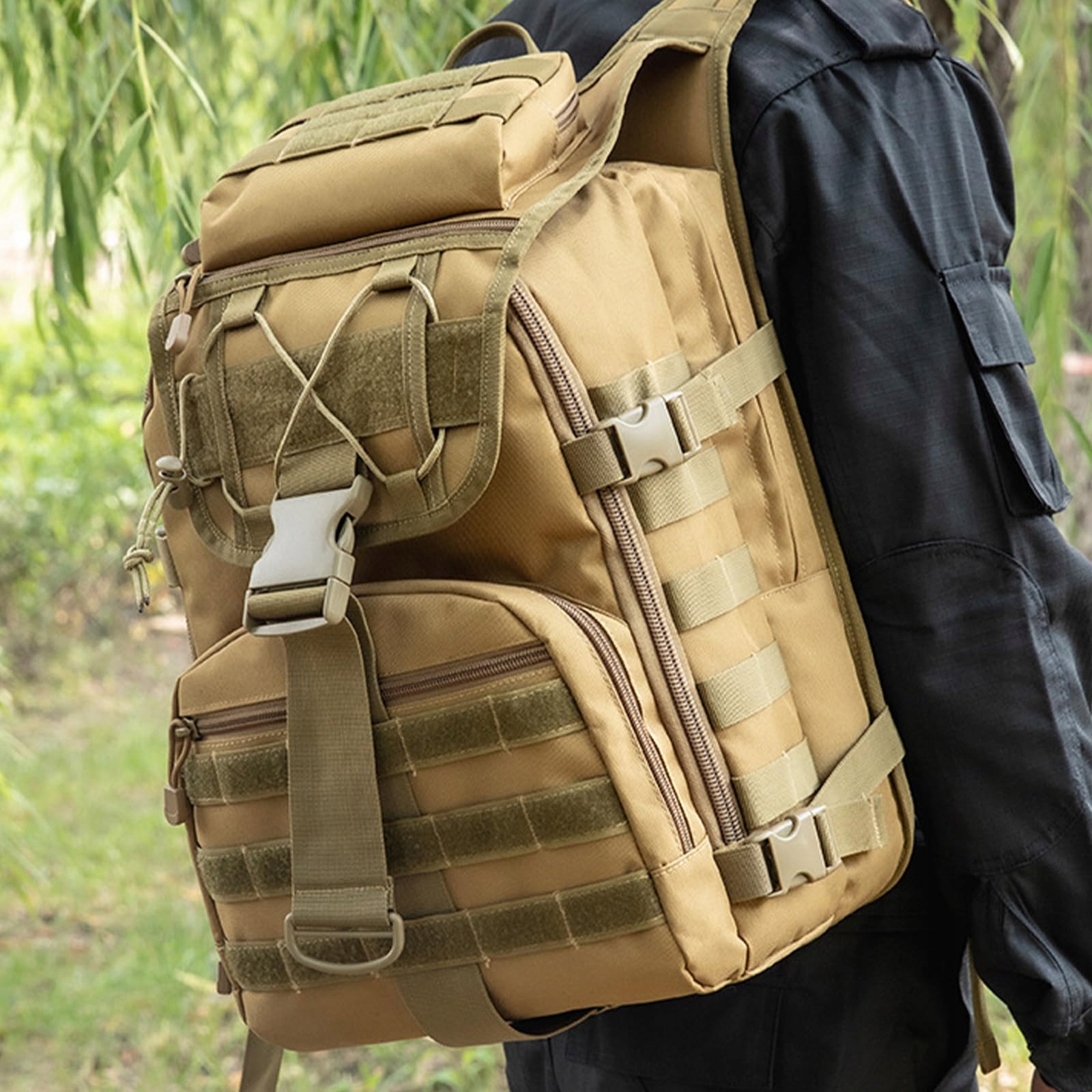 CINGHI LUSSO 35L Wodoodporny Plecak Taktyczny na Camping — miniatura 7