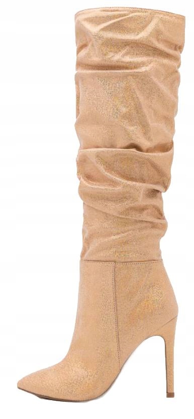 Even&Odd JMX20405 Gold Rose Kozačky vel.41